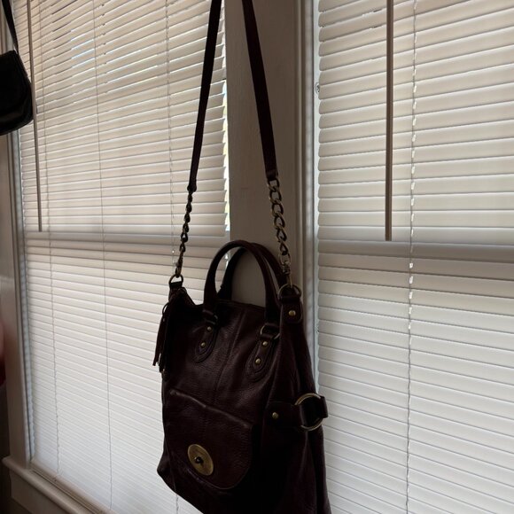 Elda Verney Burgundy Leather Bag - well loved and in beautiful condition - Picture 11 of 16